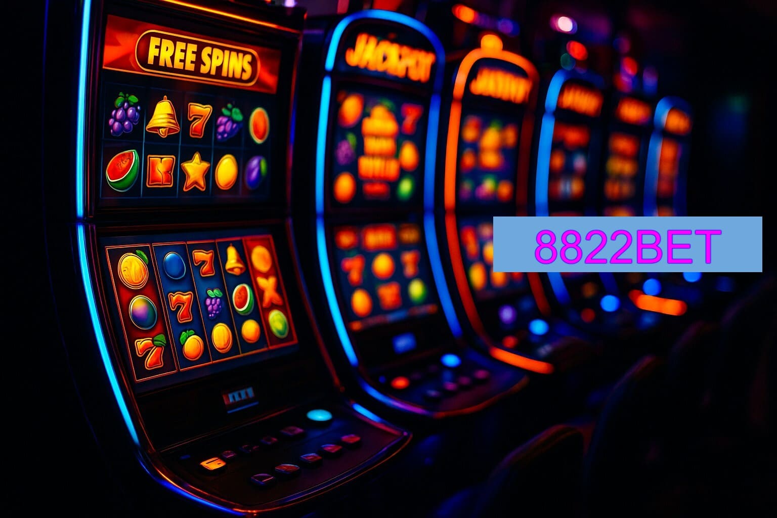 Diversos jogos de caça-níqueis